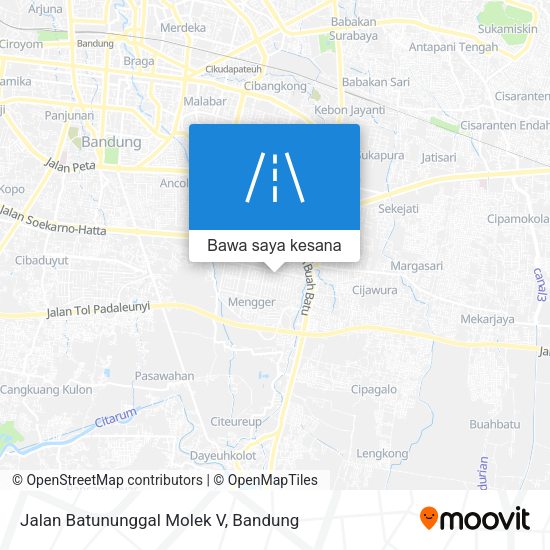 Peta Jalan Batununggal Molek V