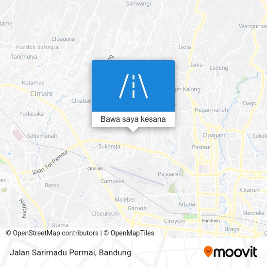 Peta Jalan Sarimadu Permai
