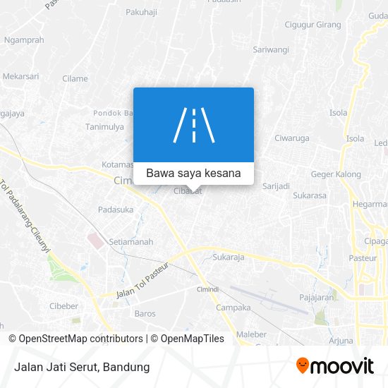 Peta Jalan Jati Serut