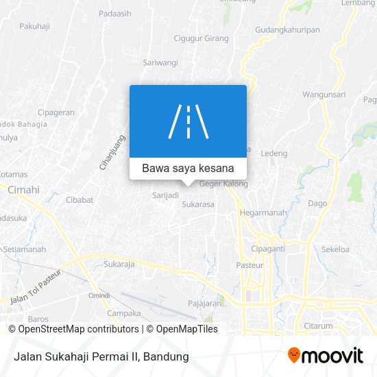 Peta Jalan Sukahaji Permai II