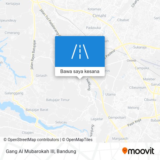 Peta Gang Al Mubarokah III