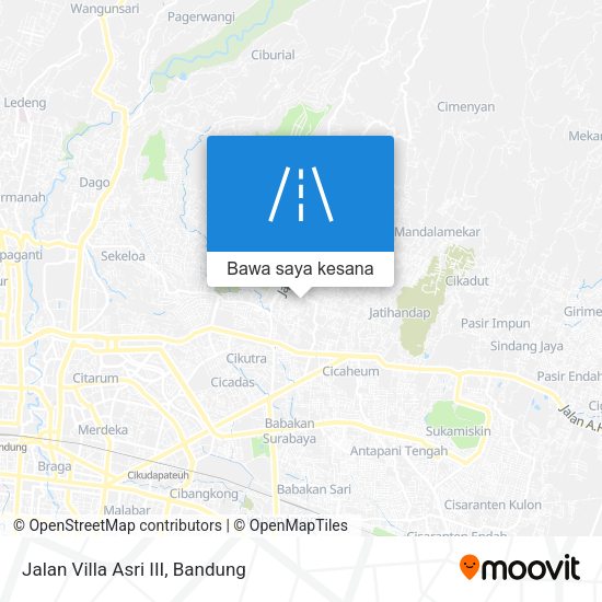 Peta Jalan Villa Asri III
