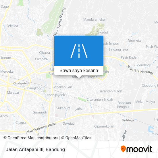 Peta Jalan Antapani III