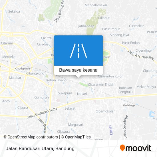 Peta Jalan Randusari Utara
