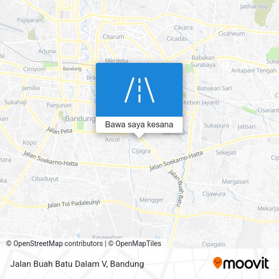 Peta Jalan Buah Batu Dalam V