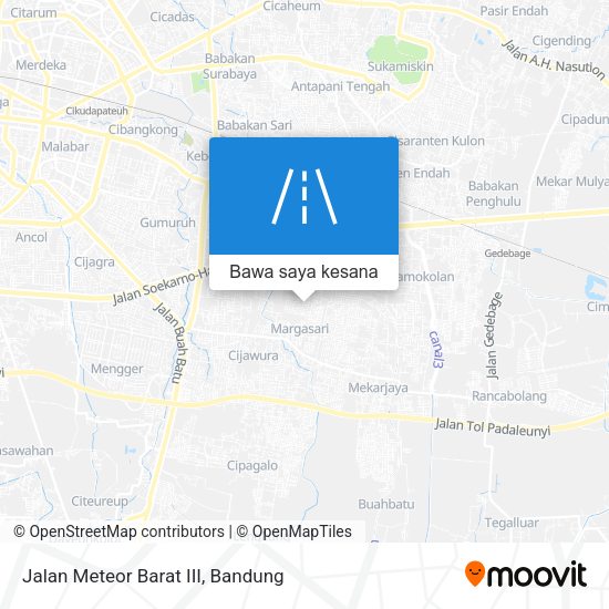 Peta Jalan Meteor Barat III