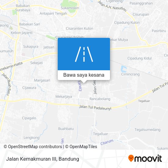 Peta Jalan Kemakmuran III