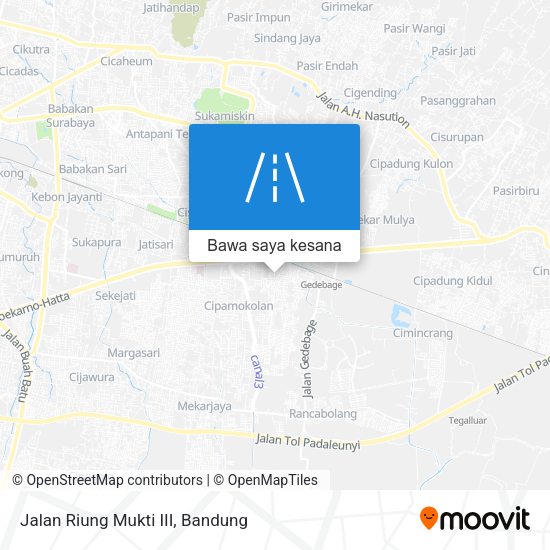 Peta Jalan Riung Mukti III
