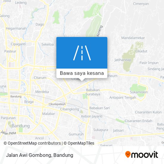 Peta Jalan Awi Gombong