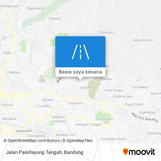 Peta Jalan Pasirlayung Tengah