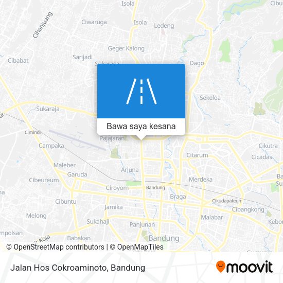 Peta Jalan Hos Cokroaminoto