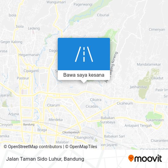 Peta Jalan Taman Sido Luhur