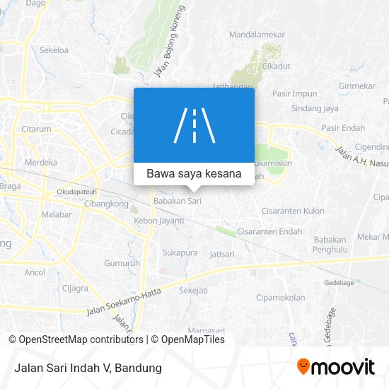 Peta Jalan Sari Indah V