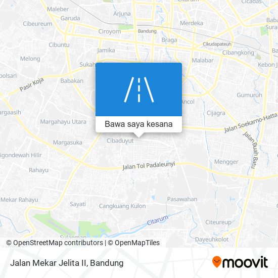 Peta Jalan Mekar Jelita II