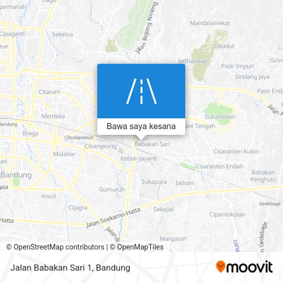 Peta Jalan Babakan Sari 1