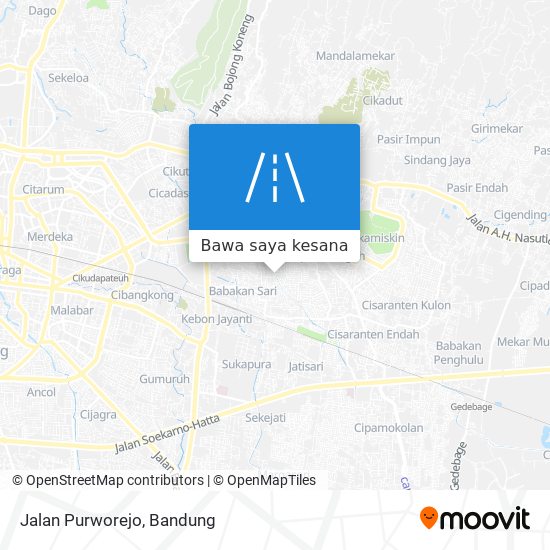 Peta Jalan Purworejo