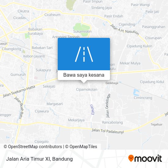Peta Jalan Aria Timur XI