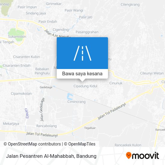 Peta Jalan Pesantren Al-Mahabbah