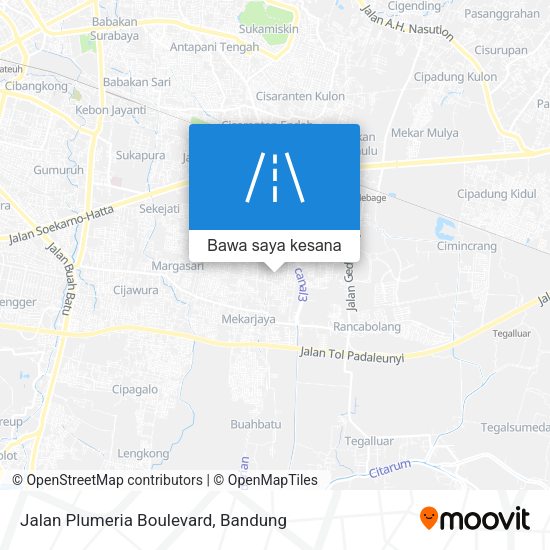 Peta Jalan Plumeria Boulevard