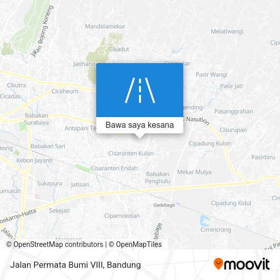 Peta Jalan Permata Bumi VIII