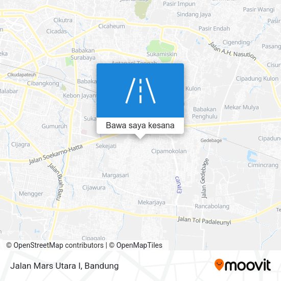 Peta Jalan Mars Utara I