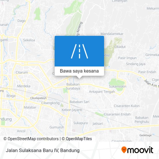 Peta Jalan Sulaksana Baru IV
