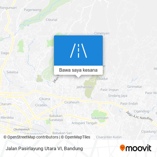 Peta Jalan Pasirlayung Utara VI