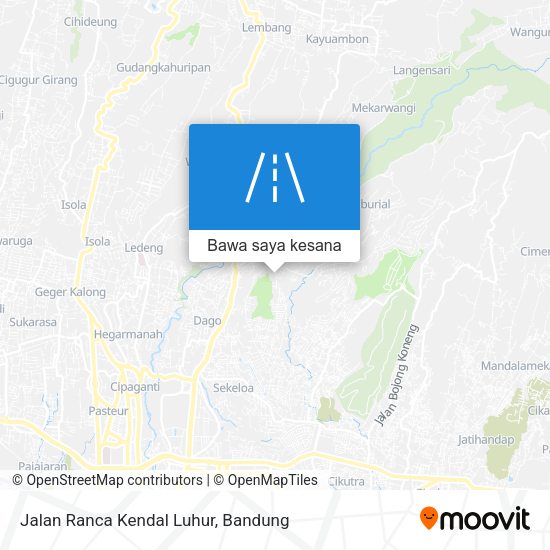Peta Jalan Ranca Kendal Luhur