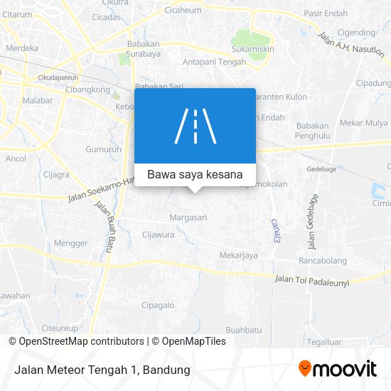 Peta Jalan Meteor Tengah 1