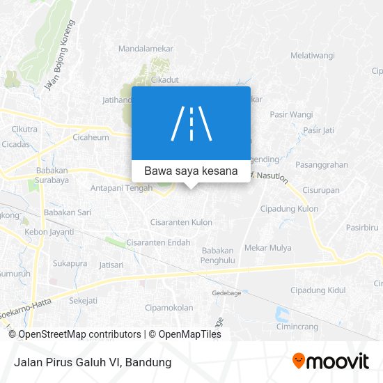 Peta Jalan Pirus Galuh VI