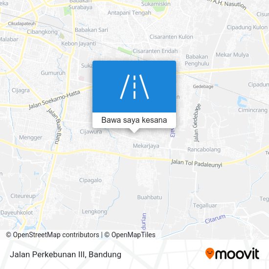 Peta Jalan Perkebunan III