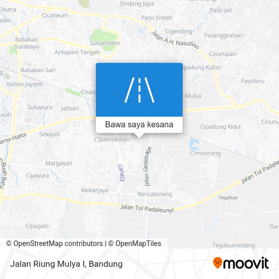 Peta Jalan Riung Mulya I