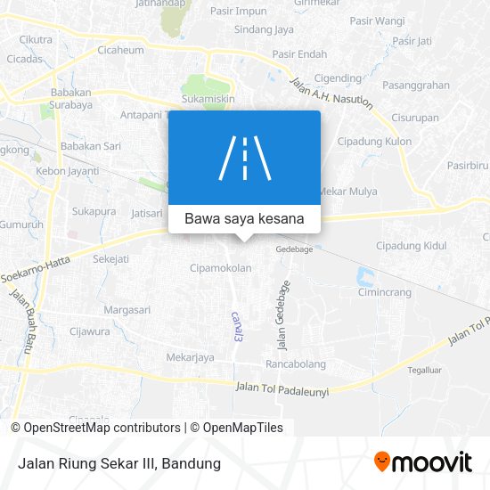 Peta Jalan Riung Sekar III