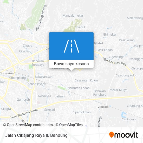 Peta Jalan Cikajang Raya II