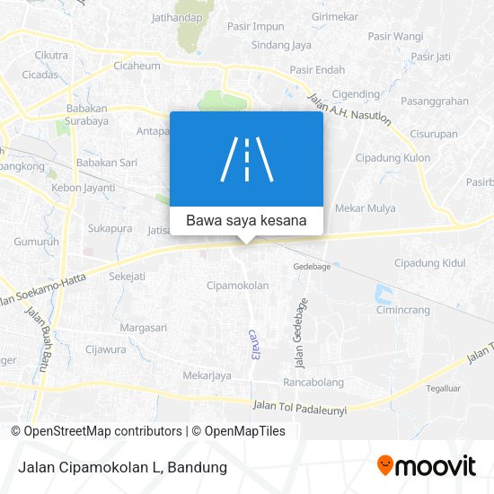 Peta Jalan Cipamokolan L