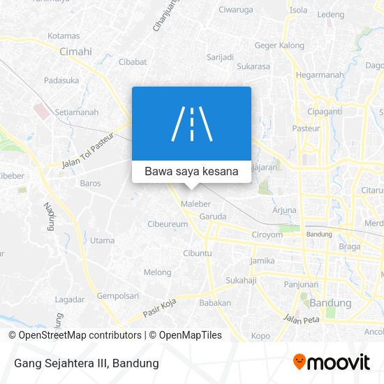 Peta Gang Sejahtera III