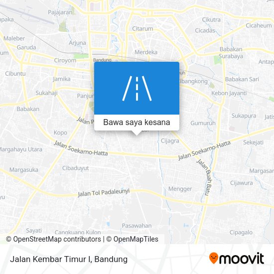 Peta Jalan Kembar Timur I