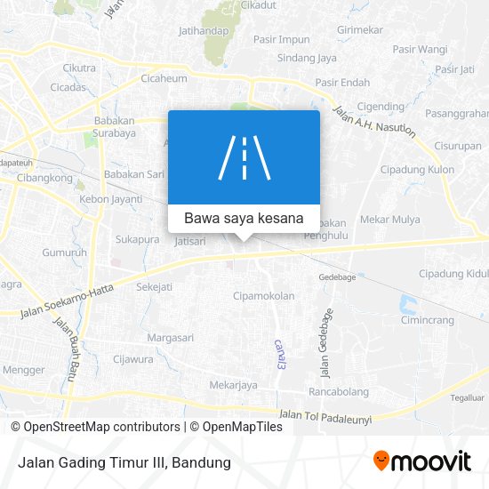 Peta Jalan Gading Timur III