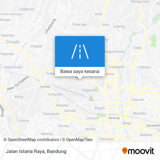 Peta Jalan Istana Raya