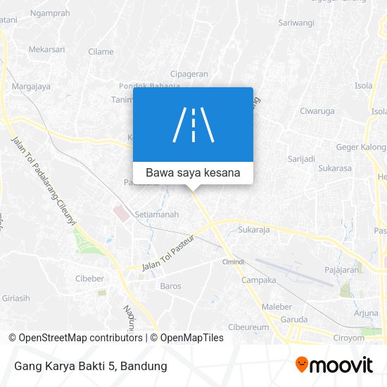 Peta Gang Karya Bakti 5