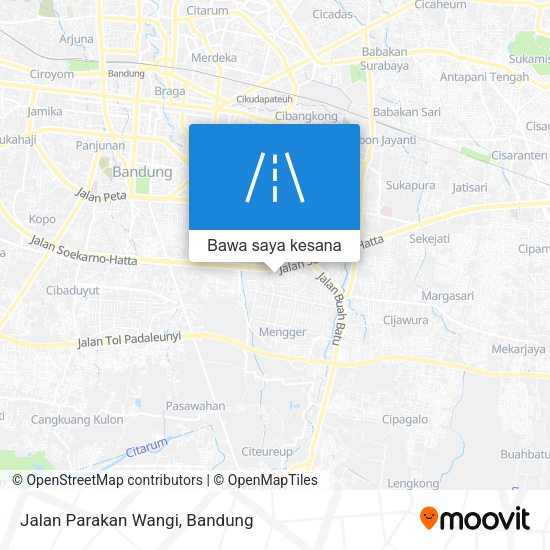 Peta Jalan Parakan Wangi