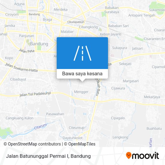 Peta Jalan Batununggal Permai I