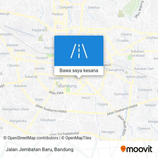 Peta Jalan Jembatan Baru