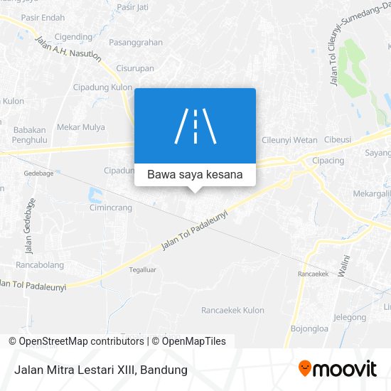 Peta Jalan Mitra Lestari XIII