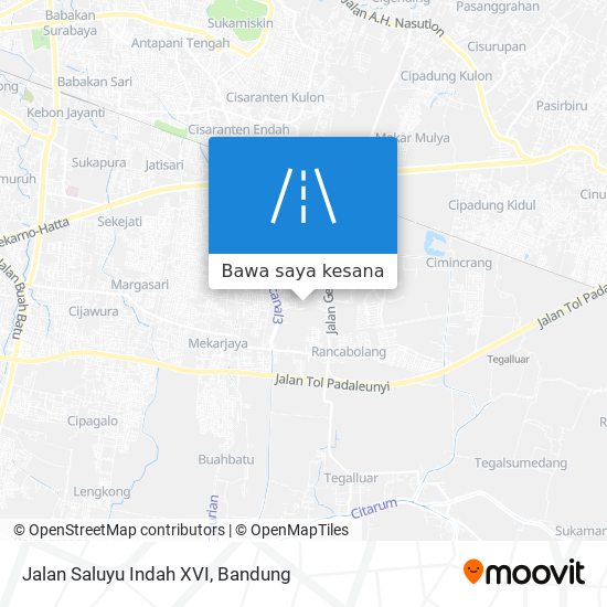 Peta Jalan Saluyu Indah XVI