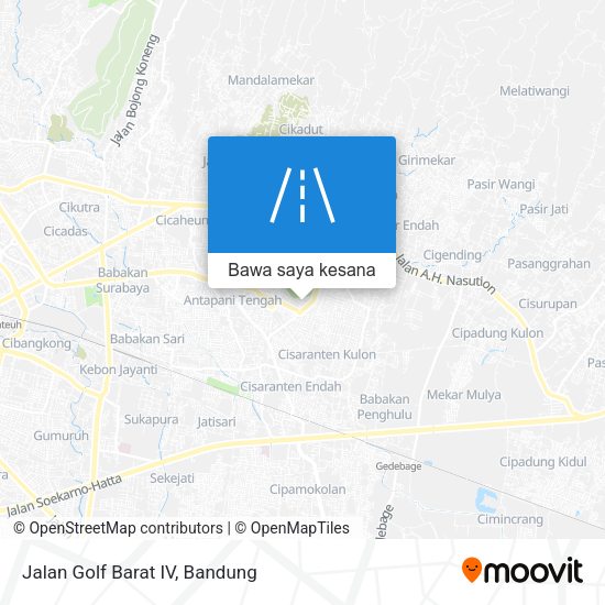 Peta Jalan Golf Barat IV
