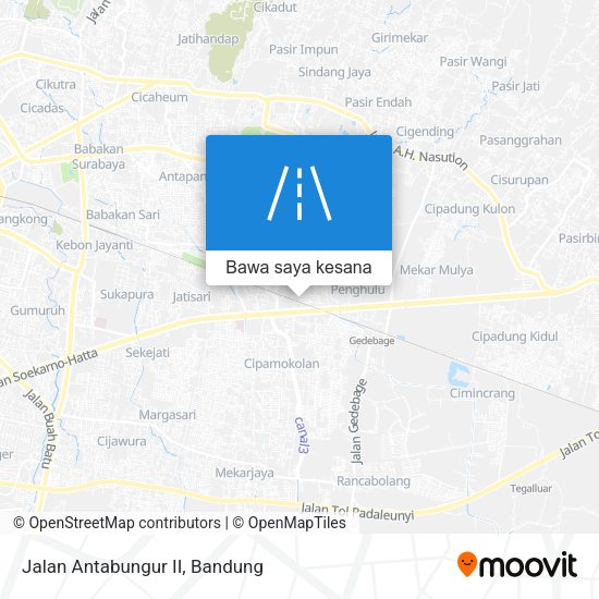 Peta Jalan Antabungur II
