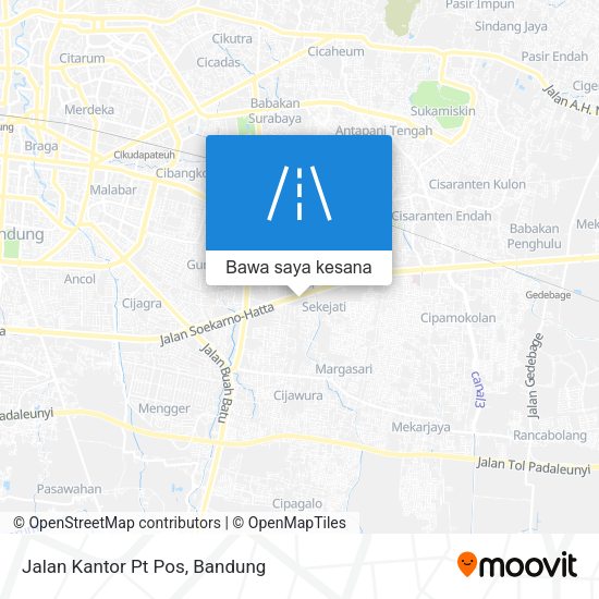 Peta Jalan Kantor Pt Pos