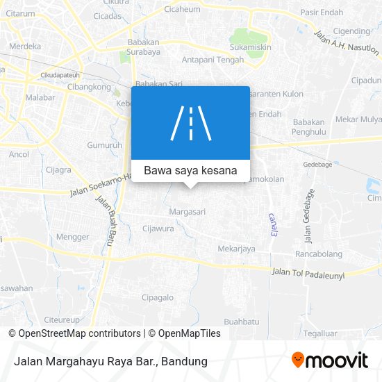 Peta Jalan Margahayu Raya Bar.