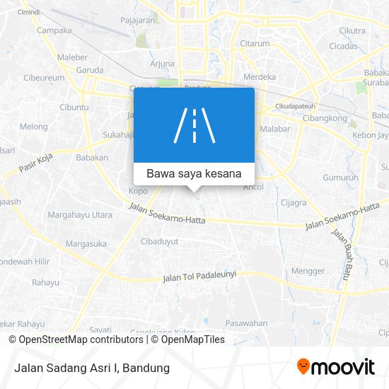 Peta Jalan Sadang Asri I